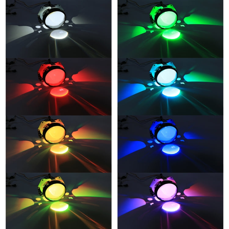 2 PCS H1 DC9-16V / 0.6W Devil Eye with SMD-3030 Lamp Beads  for Car 3.0 inch HID Projector Lens, Support APP Control