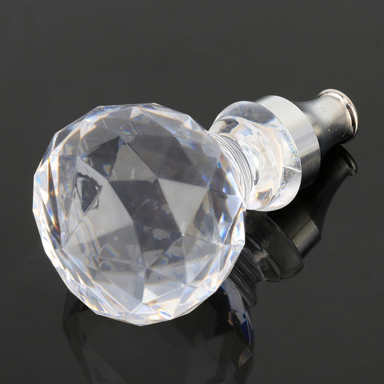 Universal Edge Flower Shaped Crystal Gear Head Gear Shift Knob with Light