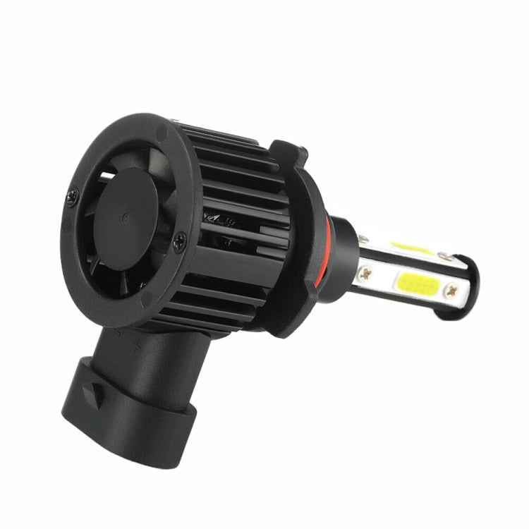 F8 9005 2 PCS 22W 3000LM 6000K Four Side DOB LED Headlight Fog Light Bulbs High Beam Conversion Kit DC 9-32V