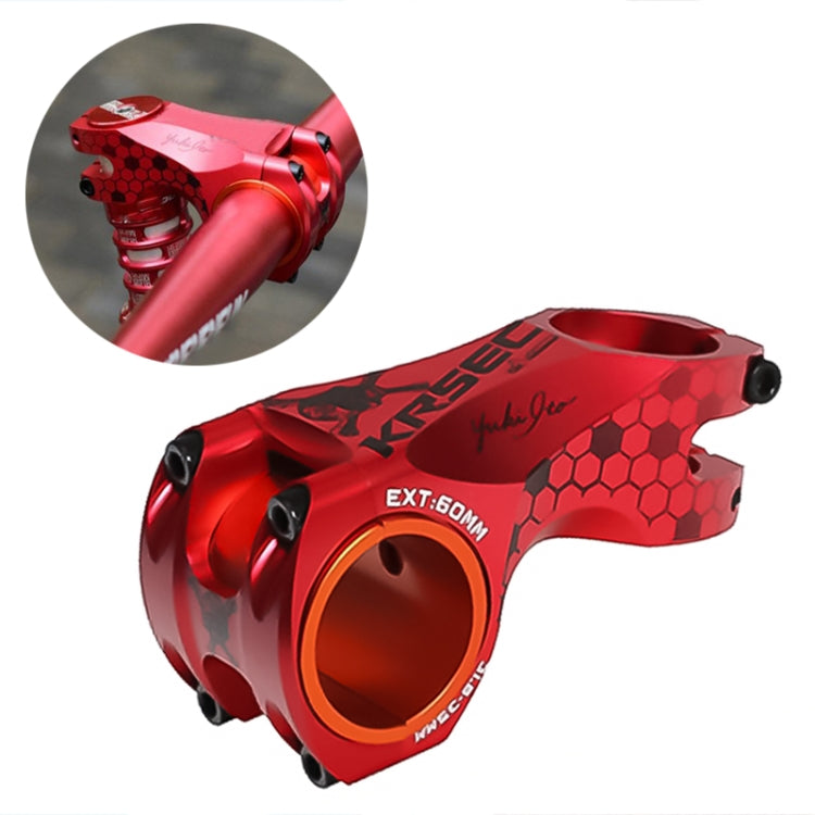 TOSEEK Skull Pattern Road Mountain Bike Ultra-light Handlebar Stem Riser Faucet, Size: -17 Degree, 60mm
