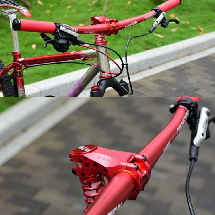 TOSEEK Skull Pattern Road Mountain Bike Ultra-light Handlebar Stem Riser Faucet, Size: -17 Degree, 60mm