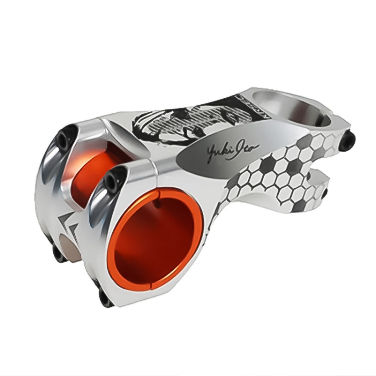 TOSEEK Head Pattern Road Mountain Bike Ultra-light Handlebar Stem Riser Faucet, Size: -17 Degree, 60mm