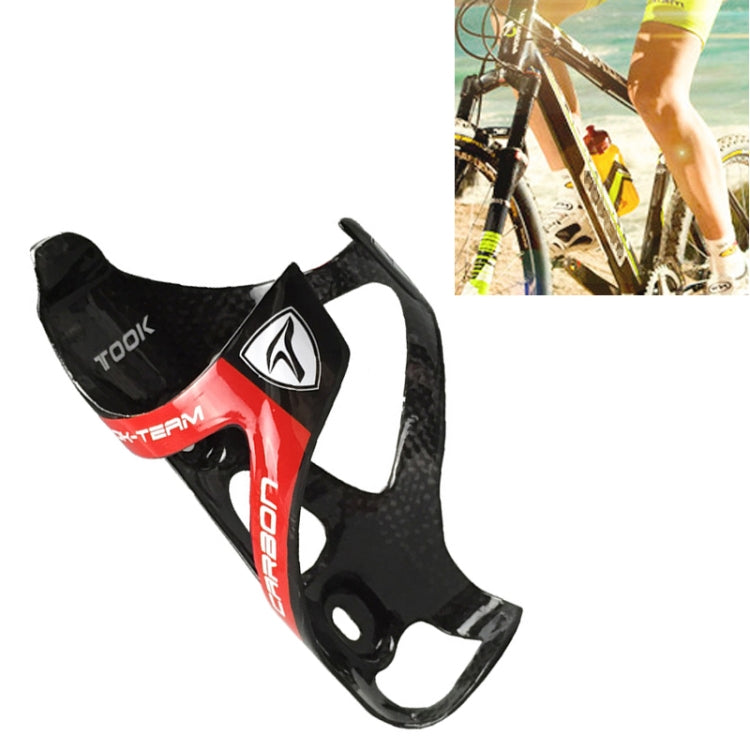 TOSEEK Full Carbon Fiber Road Bicycle Water Bottle Holder