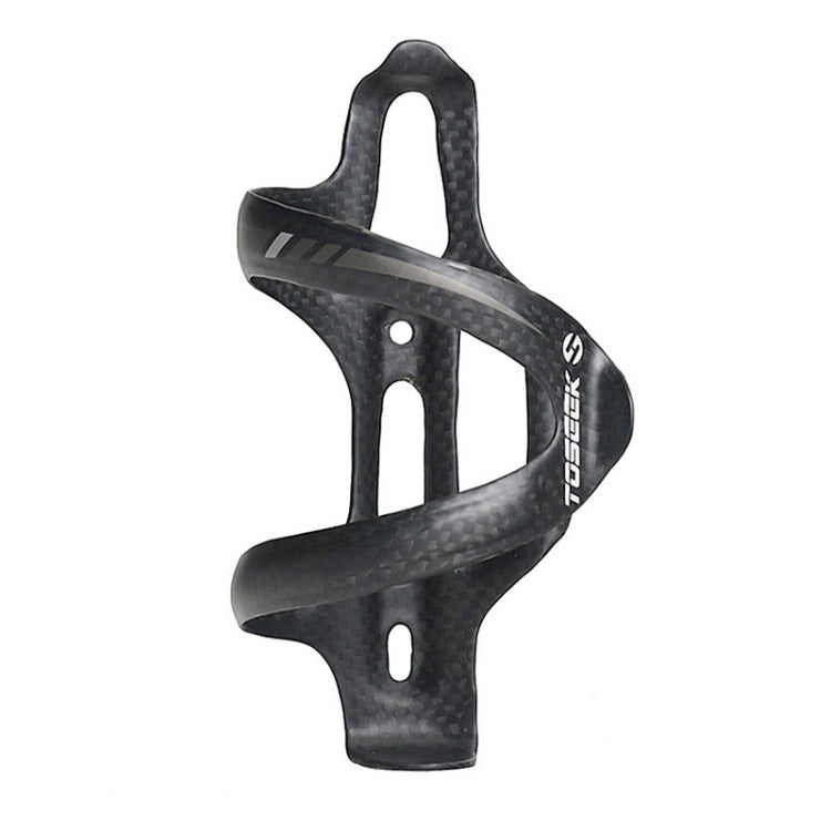TOSEEK Matte Full Carbon Fiber Road Bicycle Water Bottle Holder