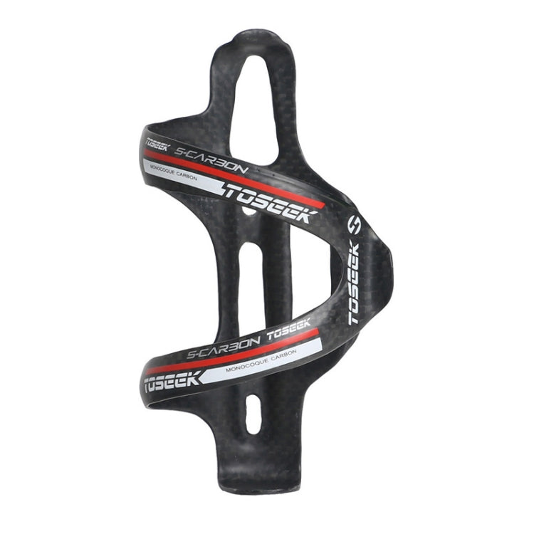 TOSEEK Matte Full Carbon Fiber Road Bicycle Water Bottle Holder