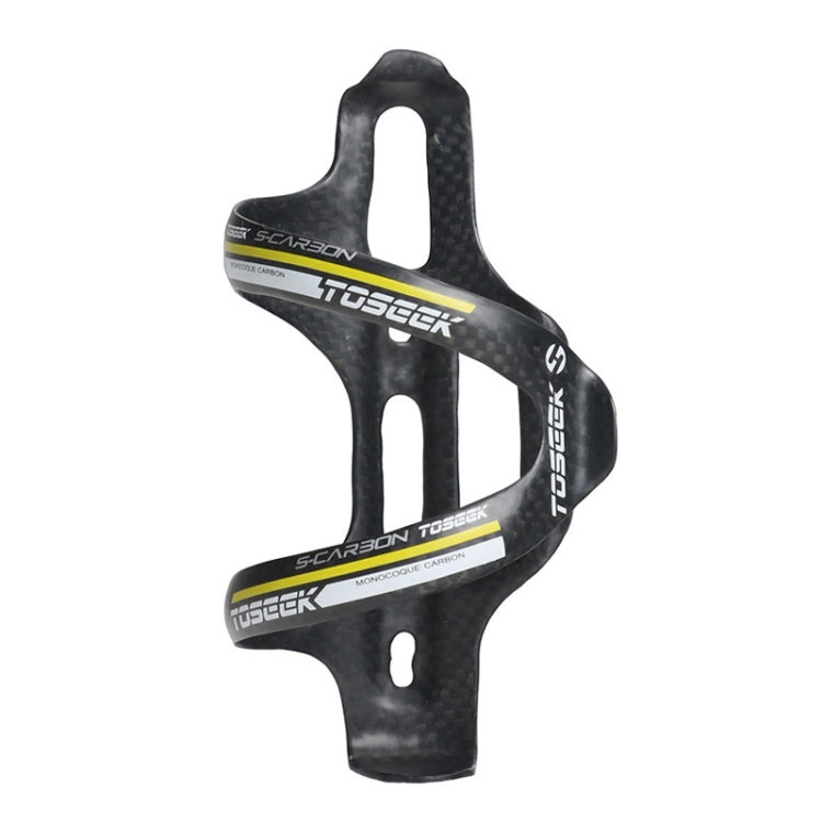 TOSEEK Matte Full Carbon Fiber Road Bicycle Water Bottle Holder