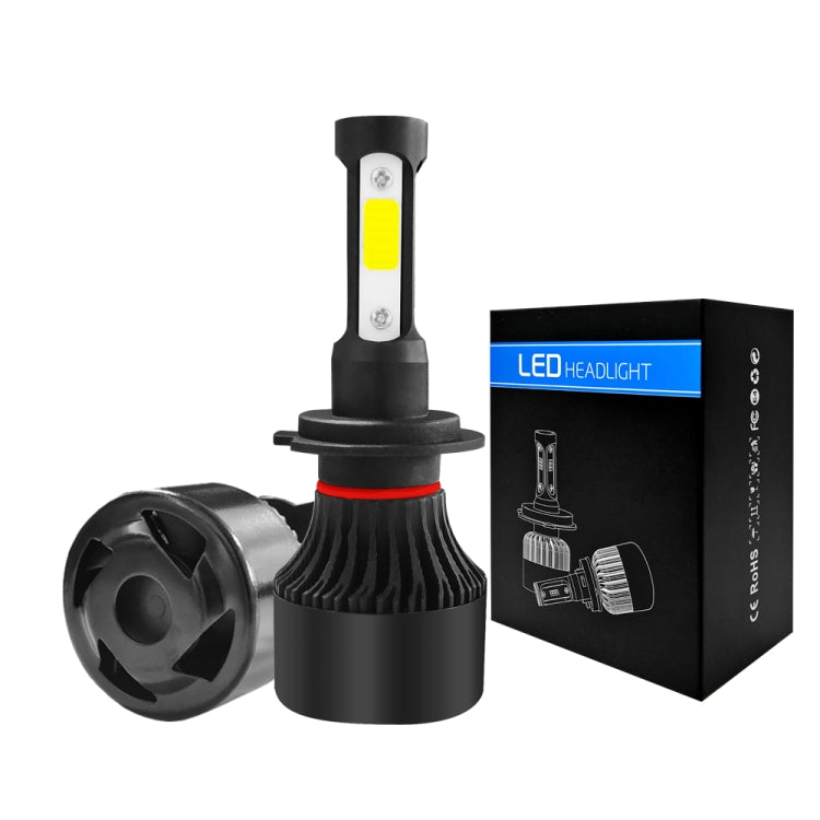 2 PCS S2 H7 DC9-36V / 25W / 6000K / 2500LM IP68 Car LED Headlight Lamps (Cool White)