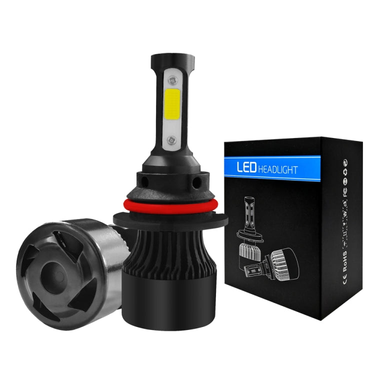 2 PCS S2 9007 / HB5 DC9-36V / 25W / 6000K / 2500LM IP68 Car LED Headlight Lamps (Cool White)