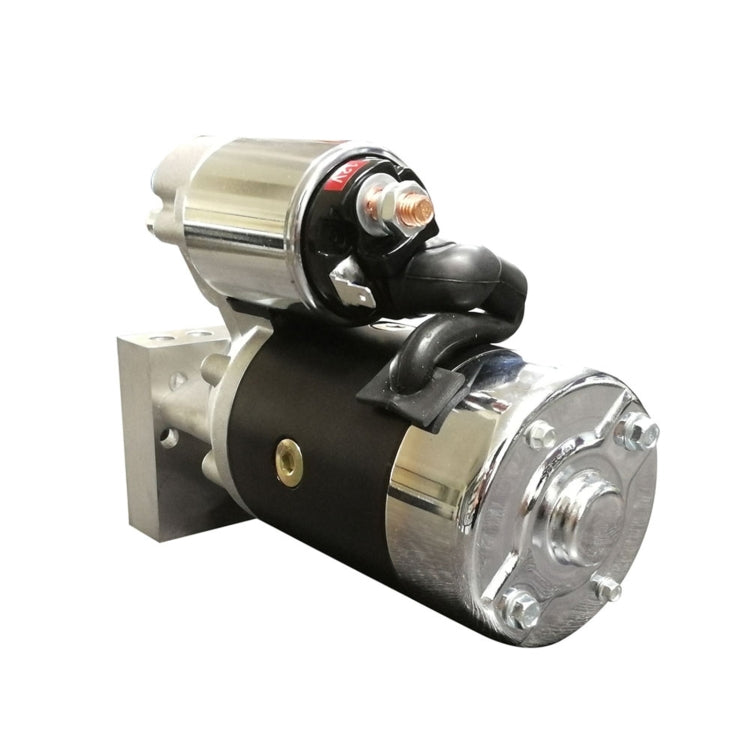 [US Warehouse] 4HP Tooth Flywheel 153 168 Mini Starter for Chevrolet SBC 350 BBC 454 OE(No.:18493)(Black)