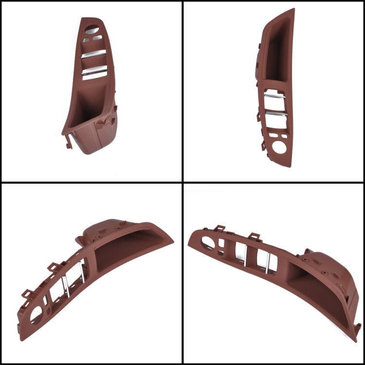 7 PCS Door Handle Window Switch Panel Interior Door Handle 51417225875 for BMW 5 Series, Left Driving