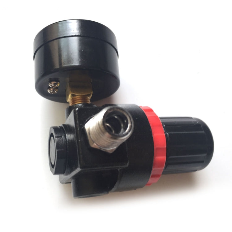 [US Warehouse] 2 in 1 2.0mm 1L HVLP Gravity Spray Gun with Air Pressure Adjustment Gauge