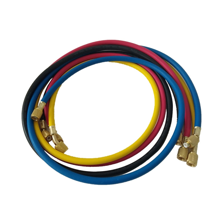 [US Warehouse] Car A/C Refrigeration Dual Manifold Gauges Valve Set with Plastic Box, Suitable for R22 / 410A / R404A Air Conditioning System