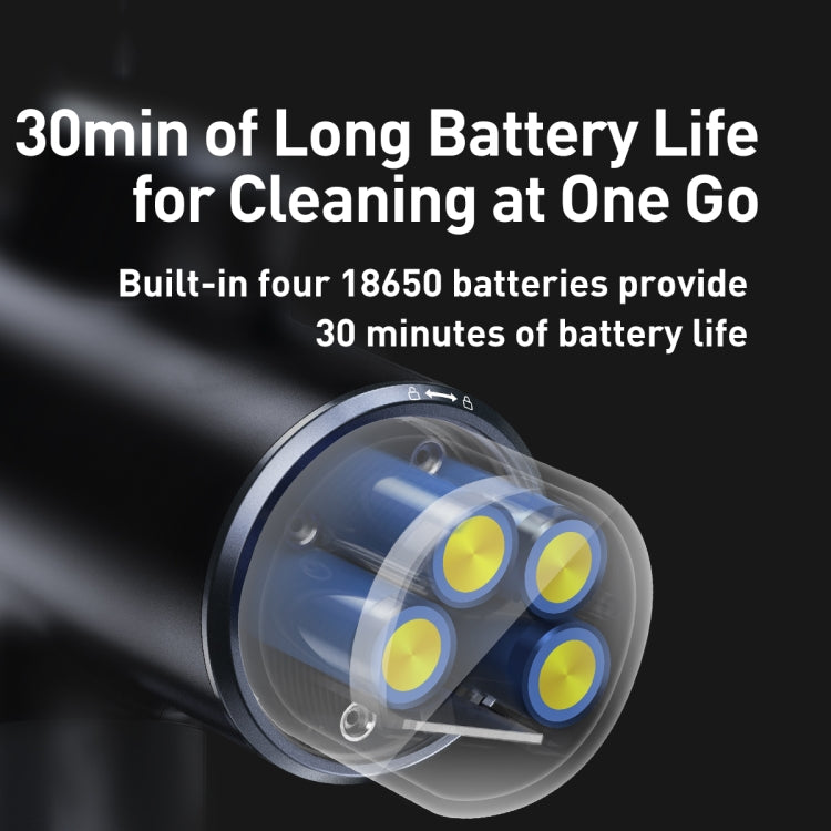 Baseus Dual Power TZCRDDSQ-01 Portable Electric Car Wash Spray Nozzle C (Black)