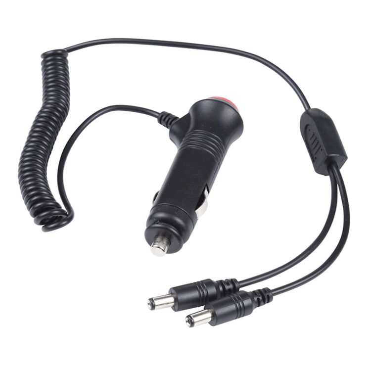 12-24V Car Cigarette Lighter Switch Plug to DC5.5x2.1mm Charger Spring Power Cable