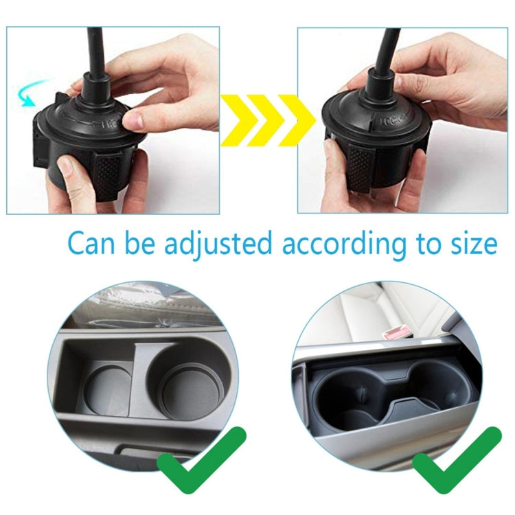 Universal Car Cup Long Hose Mobile Phone Holder (Black)