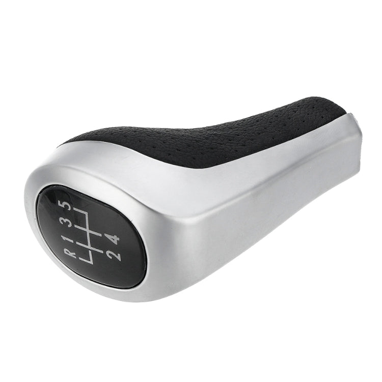 Car 5-speed Matte Silver Gear Shift Lever Knob for BMW