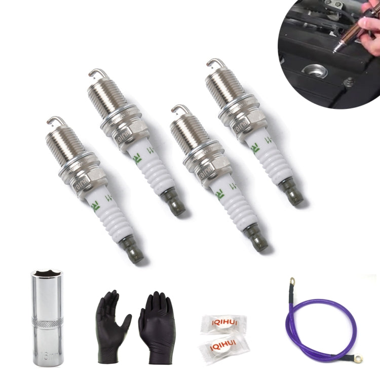 4 PCS Car Platinum Spark Plug 90919-01210 for Toyota / Lexus