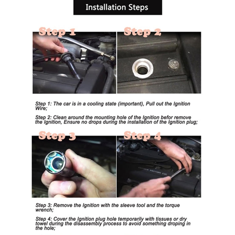 4 PCS Car Platinum Spark Plug 90919-01210 for Toyota / Lexus