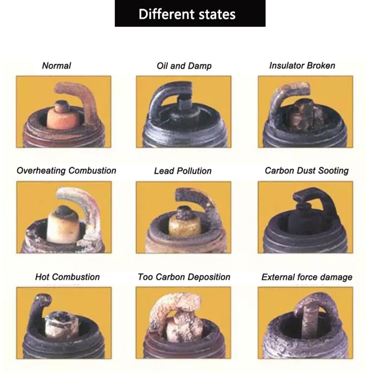 4 PCS Car Platinum Spark Plug 22401-8H515 for Nissan