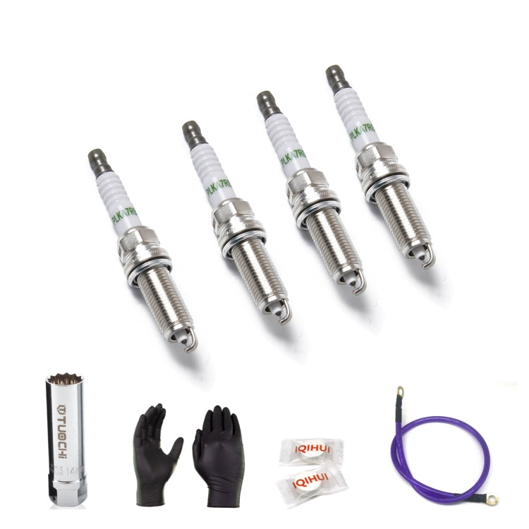 4 PCS Car Platinum Spark Plug 90919-01253 for Toyota / Lexus