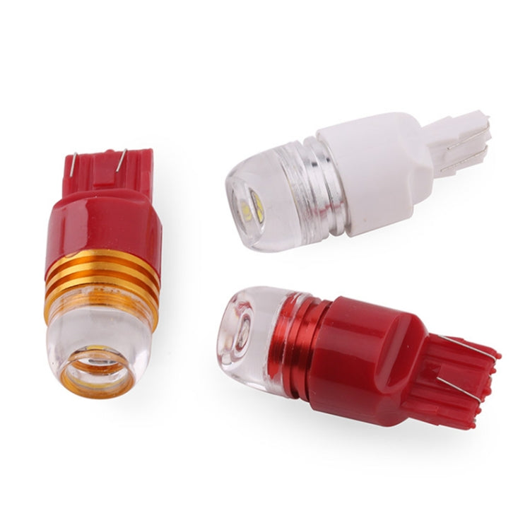 10pcs T20 3157 DC12V / 0.24W / 0.02A / 60LM Car LED Brake Light, Shell Random Color Delivery (Red Light)