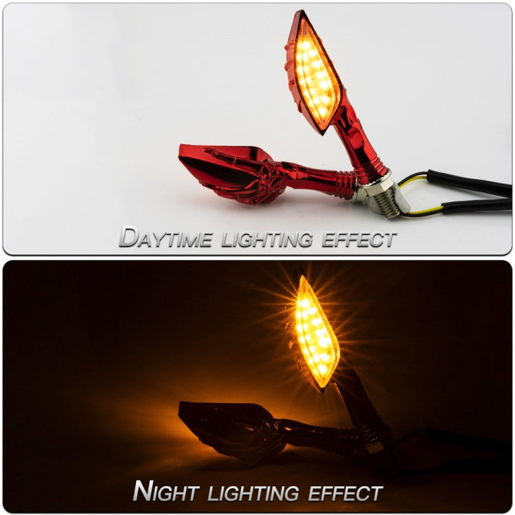 2pcs KC022 Motorcycle 12LEDs Turn Signal Light