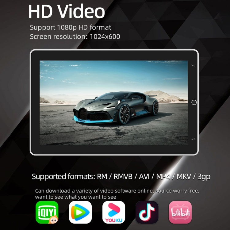 SX1 10.1 inch 90 Degree Rotation Android Navigation Car Player, 2GB+32GB