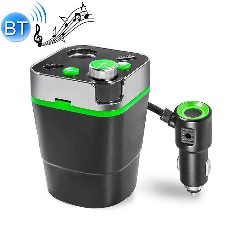 Cup Holder Car Charger Car Bluetooth MP3 Support Bluetooth / TF Card / U Disk / FM
