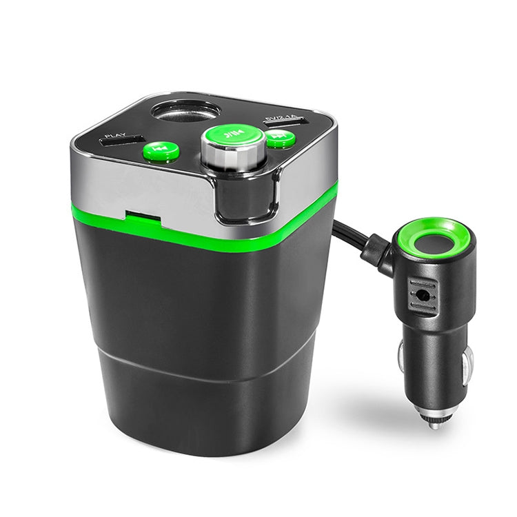 Cup Holder Car Charger Car Bluetooth MP3 Support Bluetooth / TF Card / U Disk / FM