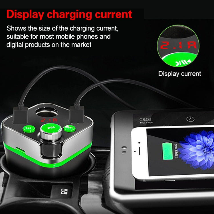Cup Holder Car Charger Car Bluetooth MP3 Support Bluetooth / TF Card / U Disk / FM