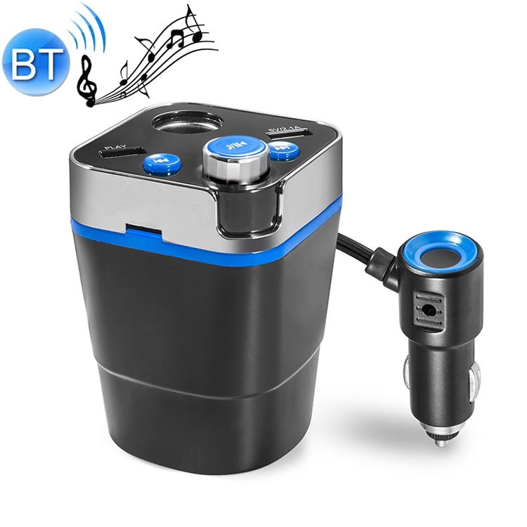 Cup Holder Car Charger Car Bluetooth MP3 Support Bluetooth / TF Card / U Disk / FM