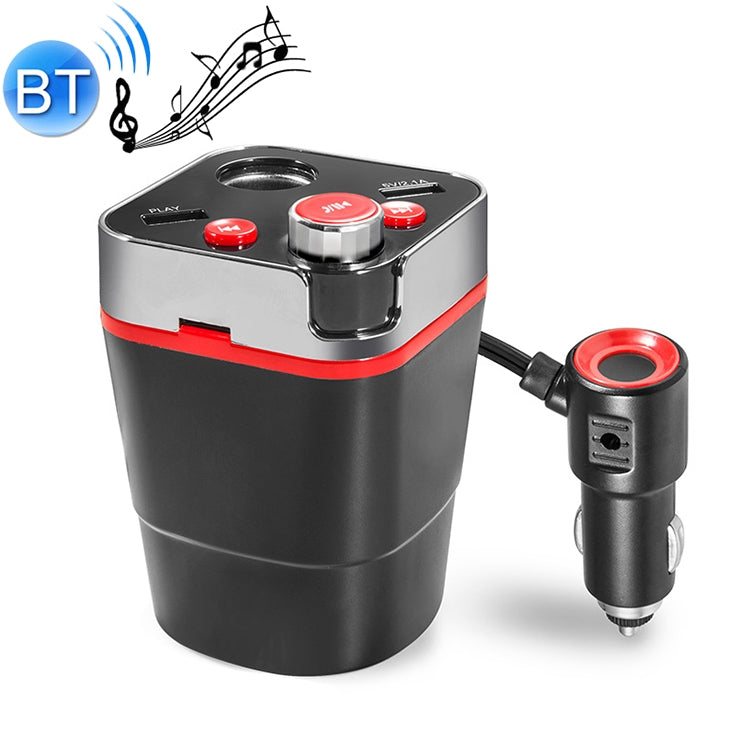 Cup Holder Car Charger Car Bluetooth MP3 Support Bluetooth / TF Card / U Disk / FM