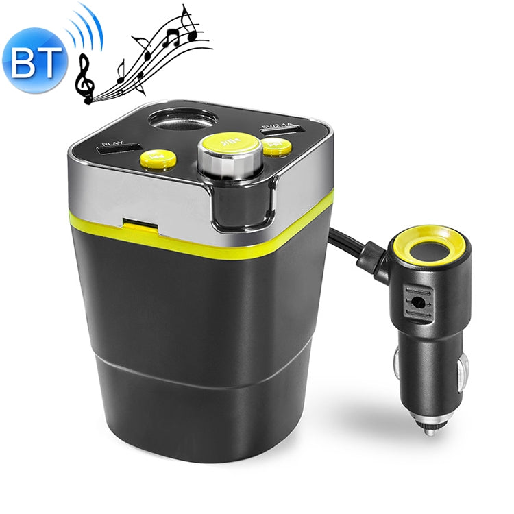 Cup Holder Car Charger Car Bluetooth MP3 Support Bluetooth / TF Card / U Disk / FM