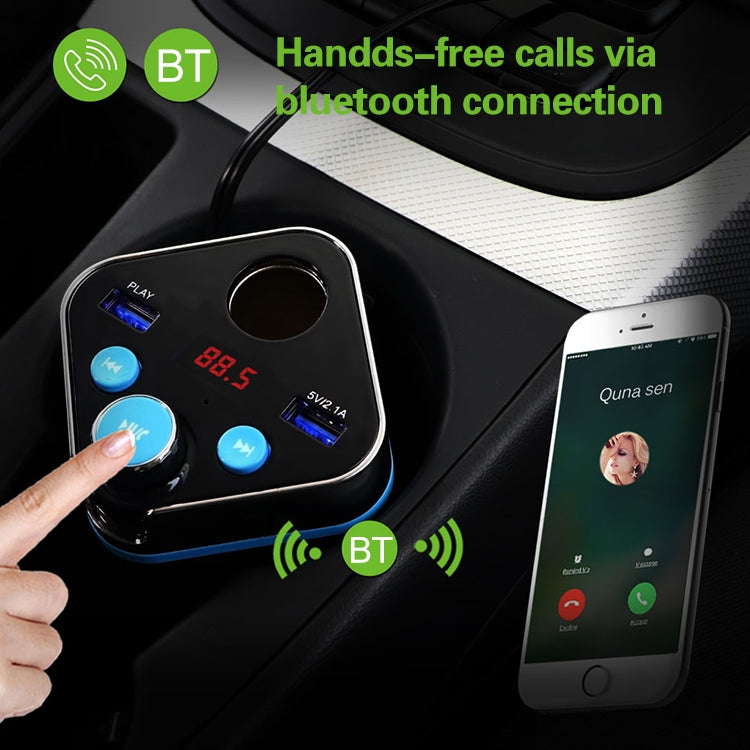Cup Holder Car Charger Car Bluetooth MP3 Support Bluetooth / TF Card / U Disk / FM