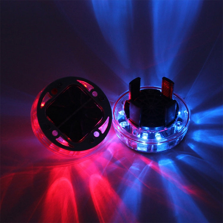 4 PCS Solar LED Car Tire Decoration Flashing Lights Colorful Wheels Hub Atmosphere Lights Wireless Remote Control