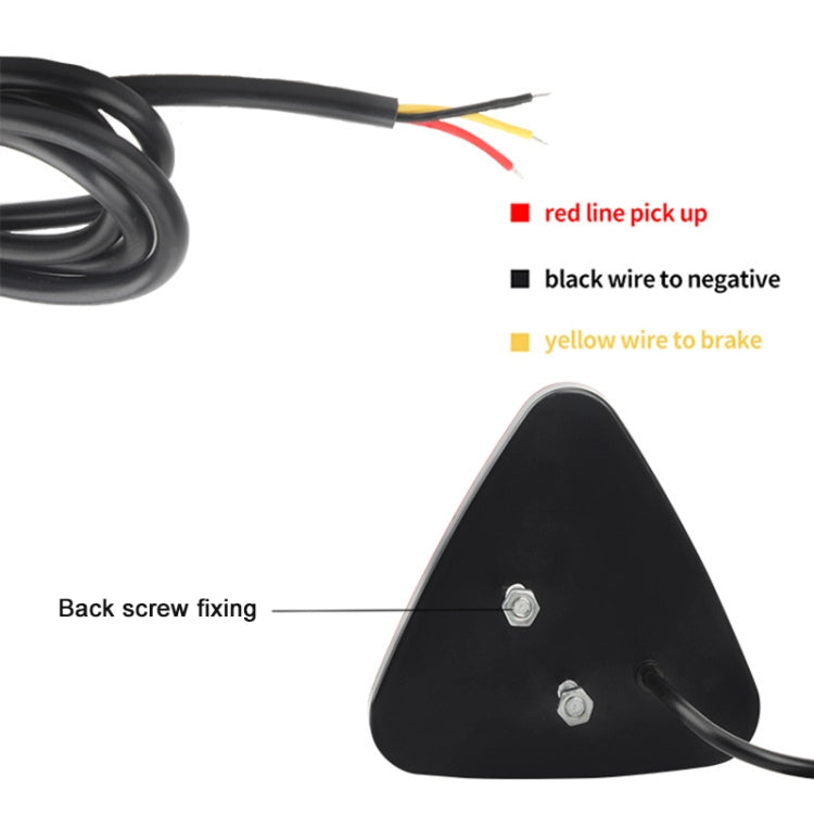 Bicycle / Mountain Bike X Style Triangle Pilot Light LED Tail Light