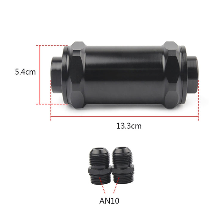 54mm Car Oil Filter with AN10 Adapters Threaded Joints