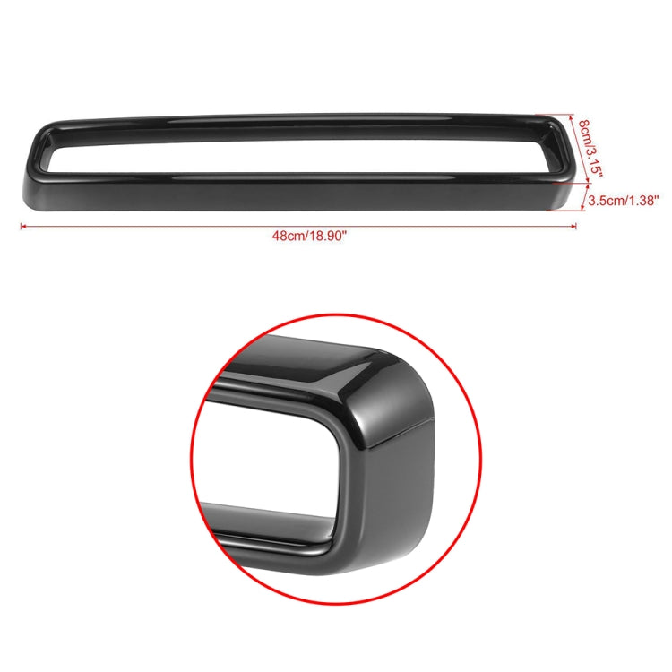 For Dodge Challenger 2015-2020 Car Front Grille Center Mesh Trim