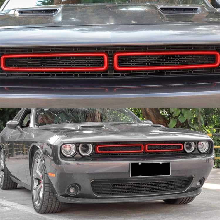For Dodge Challenger 2015-2020 Car Front Grille Center Mesh Trim