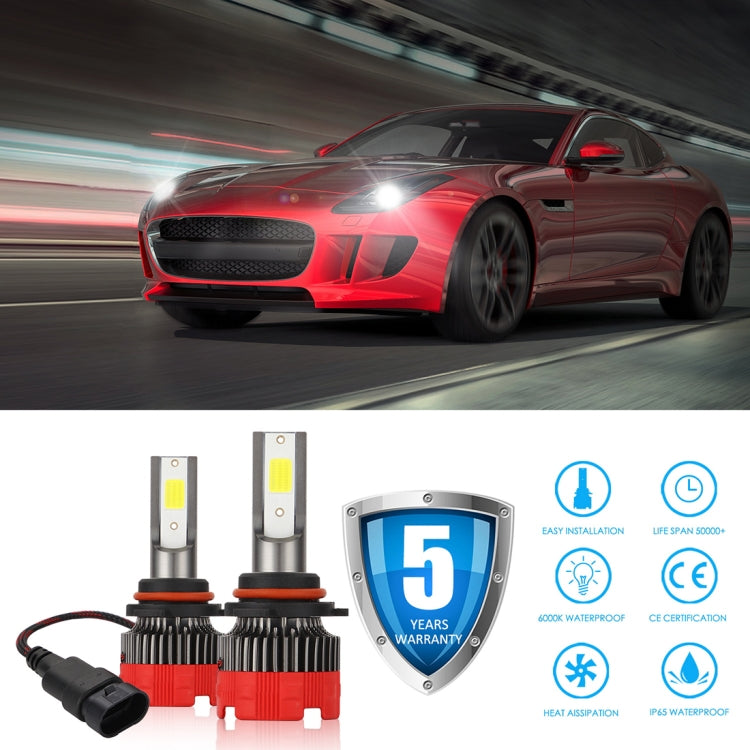 2 PCS EV18 9005 DC9-30V 20W 6000K 2500LM Car LED Headlight Lamps