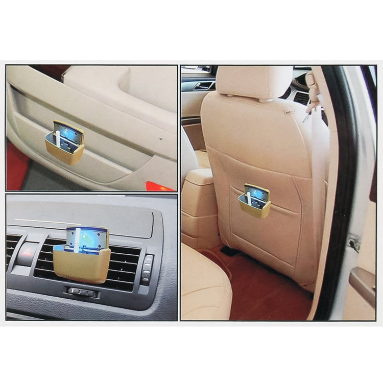 AT130BK Car Multi-functional Organizer Storage Box with LED Light