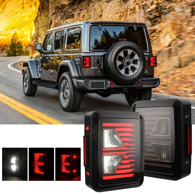 2 PCS Car No.3 Shape Reversing Lights / Turn Light / Tail Light  for US Version Jeep Wrangler JK 2007-2017