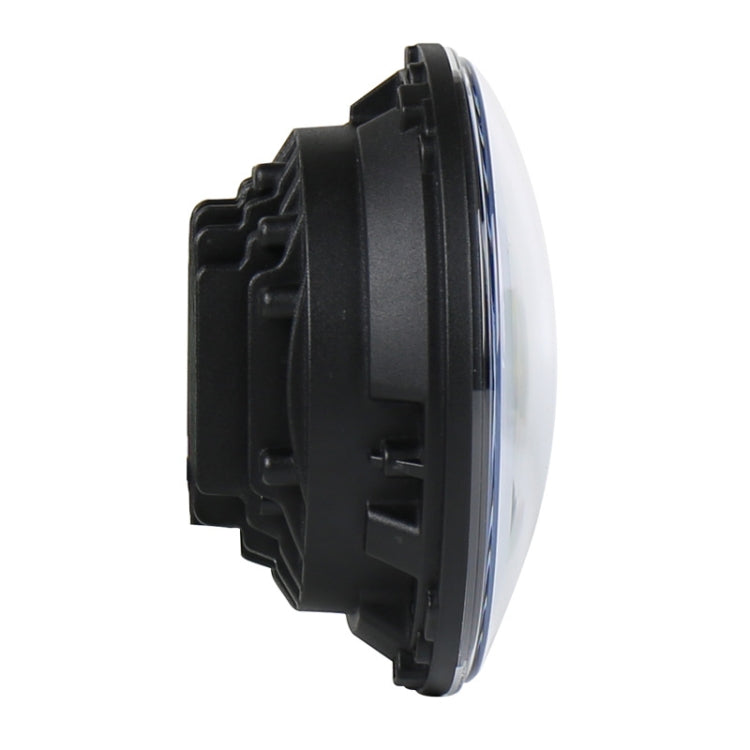 2 PCS 7 inch DC12V 6000K-6500K 50W Car LED Headlight Cree Lamp Beads for Jeep Wrangler / Harley, Support APP + Bluetooth Control