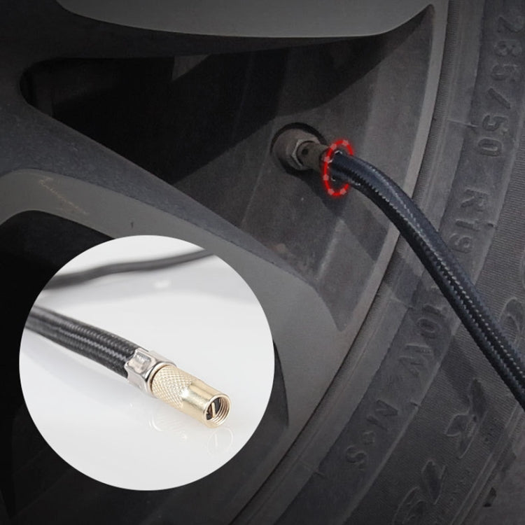 AC595 12V Portable Car Tire Pump Air Pump Tire Inflator with Light