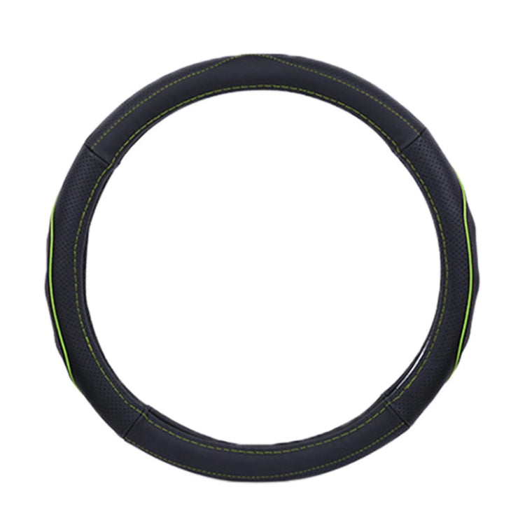 Universal Car Genuine Leather Steering Wheel Cover, Diameter: 38cm