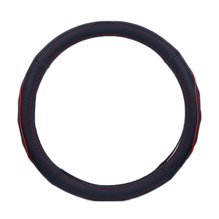 Universal Car Genuine Leather Steering Wheel Cover, Diameter: 38cm