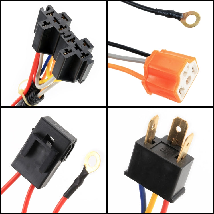 H4 Halogen Lamp Brightening Line, Cable Length: 70cm