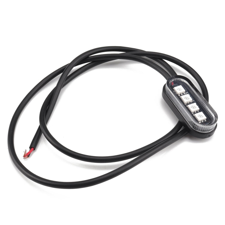 10 PCS Universal Car / Motorcycles LED Atmosphere Lights Inner Decorative Lamp DC12V