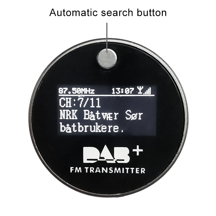 Car DAB Digital Radio Receiver Bluetooth FM Transmitter with Car Charger