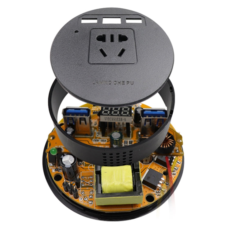 120W DC 12V to AC 220V Car Multi-functional Power Inverter 2 USB Ports Charger Adapter